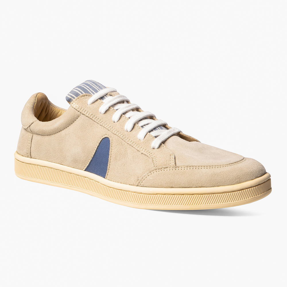 Grey Suede Blue Horn Nomad Classic Unisex Sneakers